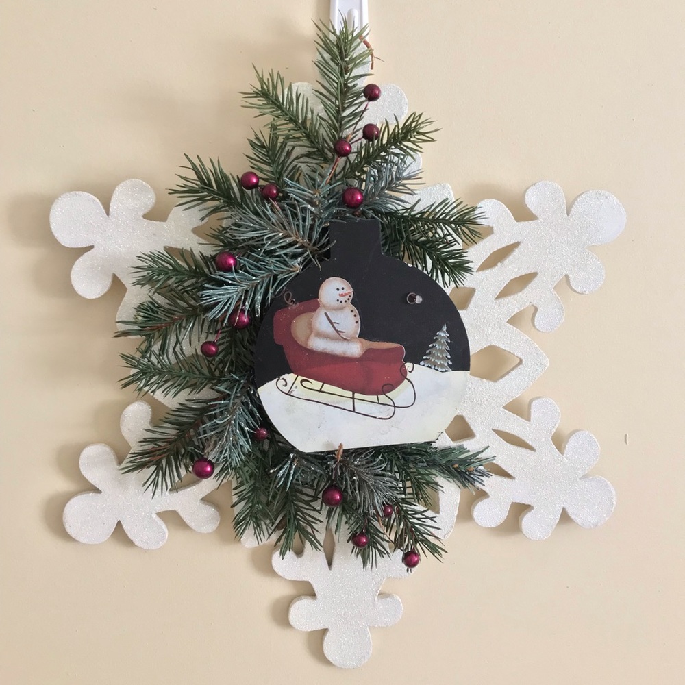 ❄️⛄️ Homemade Snowflake / Snowman Decor ⛄️❄️